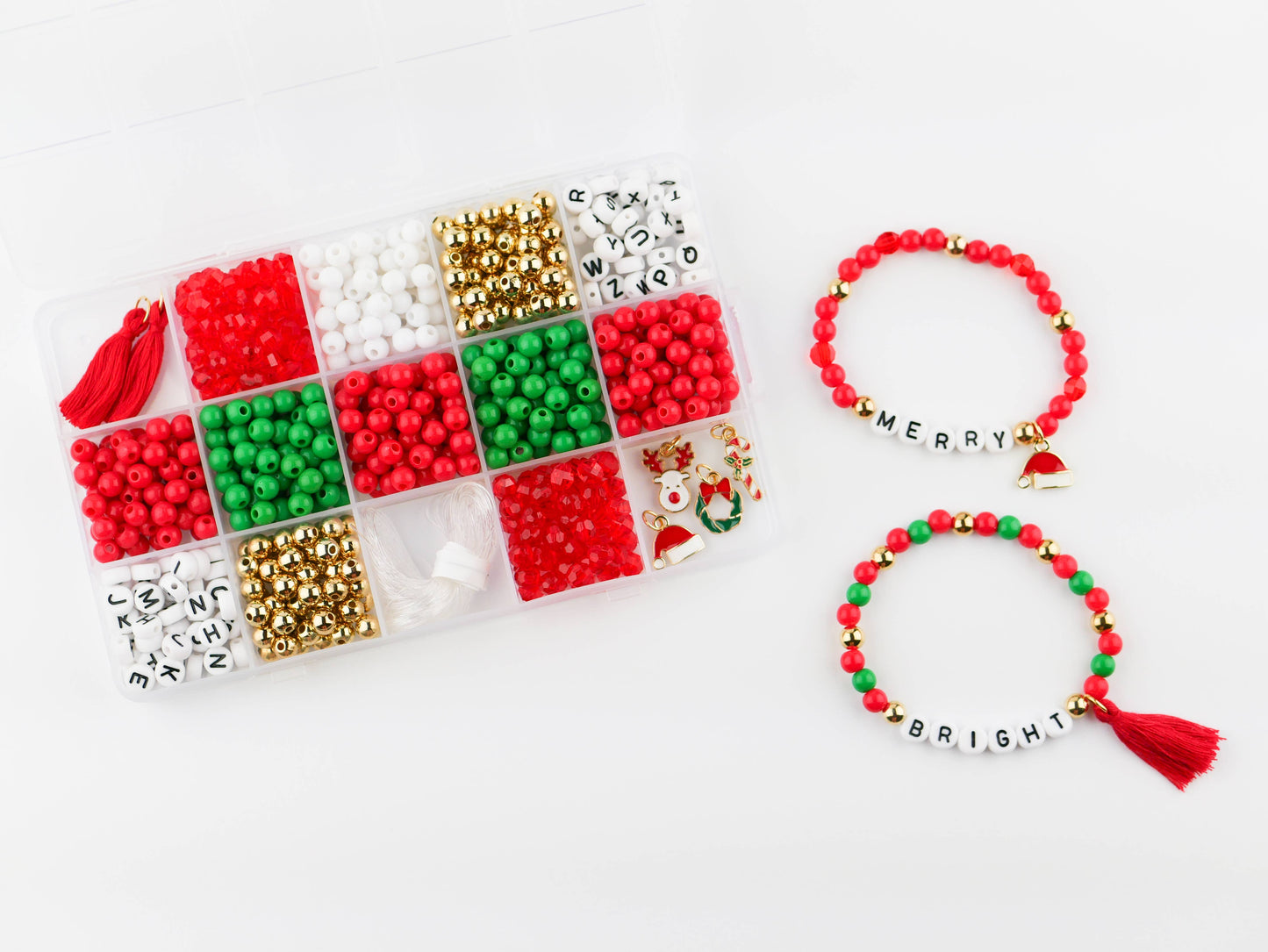 Christmas DIY Stretchy Bracelet Craft Kit