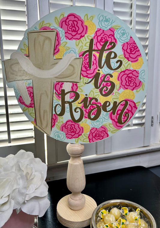 He Is Risen Table Topper